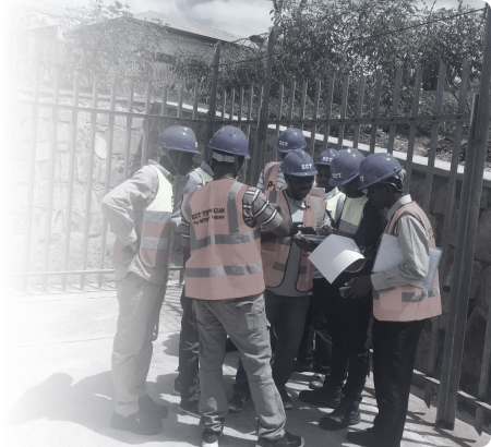 ECT Engineers at work on site